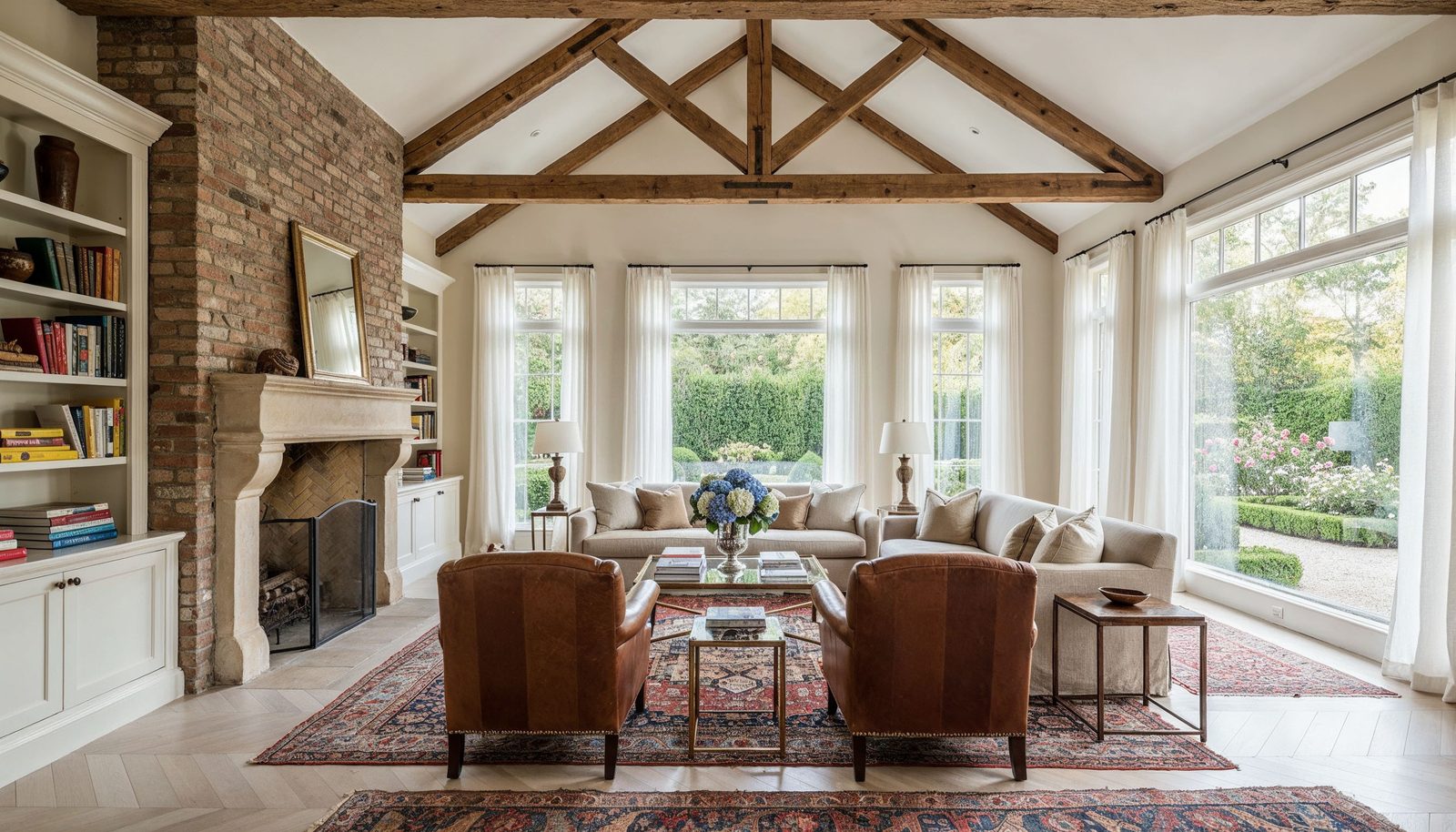 Habersham Buckhead estate great room — interior architecture editorial photography by Austin Cook